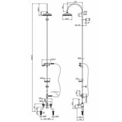 Душевая программа Burlington Birkenhead H196-BI