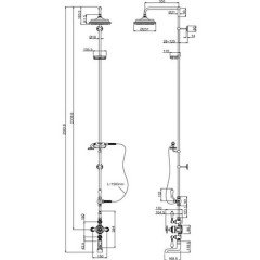 Душевая программа Burlington Birkenhead Avon H112-BI