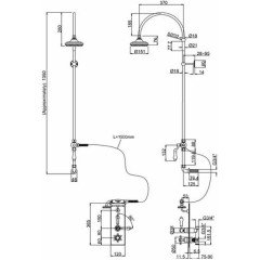 Душевая программа Burlington Birkenhead Trent H34-BI