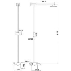 Душевая система Timo Sahara SX-1013