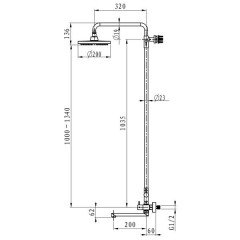 Душевая программа Elghansa New Wave omega 2307594-2A