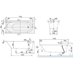 Ванна акриловая Villeroy & Boch Oberon UBQ177OBE2V-96