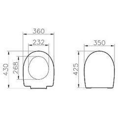 Комплект VitrA Arkitekt 9005B003-7211