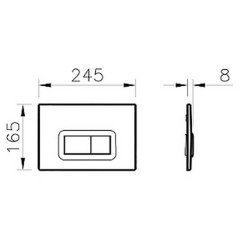 Комплект VitrA Arkitekt 9005B003-7211