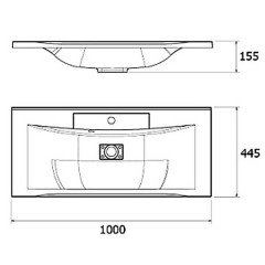 Комплект мебели Edelform-EFP Carino 100