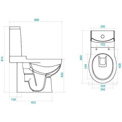 Унитаз Santek Аллегро 1WH301955