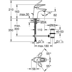 Набор для ванной комнаты Grohe Eurostyle 124416