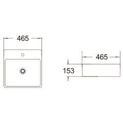 Раковина подвесная Sturm Step ST-ST384611-NBNCR