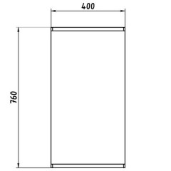 Зеркало ASB-Mebel Лилия 40