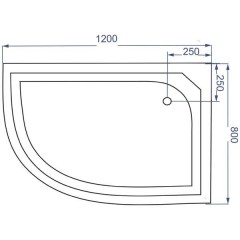 Душевая кабина Fiinn F510 белая L