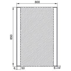 Зеркало Aquanet Форли 8085 LED 00196659