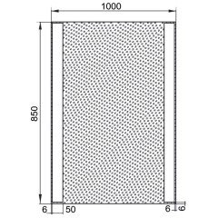 Зеркало Aquanet Форли 10085 LED 00196661