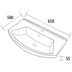 Комплект мебели Opadiris Омега 65 фисташковый