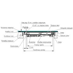 Люк напольный Дива АМО Стандарт 600x1200