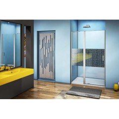 Душевая дверь GooDDooR Fantasy WTW-120-F-CH