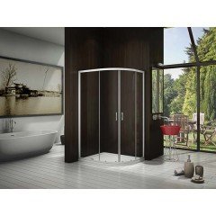 Душевое ограждение GooDDooR Latte R-120-C-WE