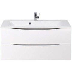 Тумба под раковину BelBagno Marino 100 bianco lucido MARINO-1000-2C-SO-BL-P