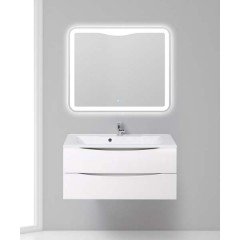 Тумба под раковину BelBagno Marino 100 bianco lucido MARINO-1000-2C-SO-BL-P