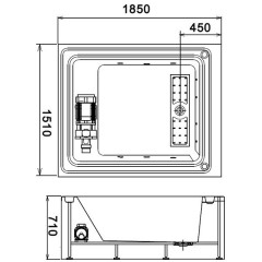 Ванна акриловая Gemy G9268 B R