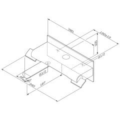 Смеситель для ванны Am.Pm Admire F101000B