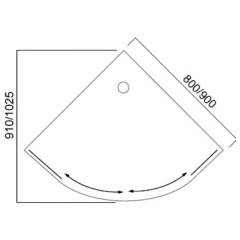 Поддон акриловый Am.Pm Sense W75T-225-080W