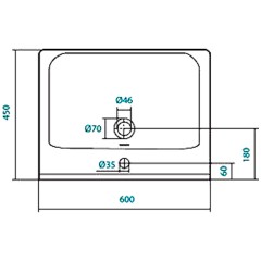 Раковина мебельная Santek Миранда 60 1WH302421