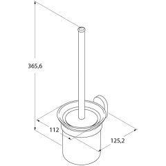 Ёршик для унитаза подвесной Iddis Mirro Plus MRPSBC0i47