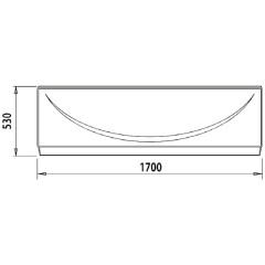 Панель фронтальная для ванны Iddis Edifice 170 002170Ui93