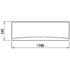 Панель фронтальная для ванны Iddis Pond 170 001170Ui93