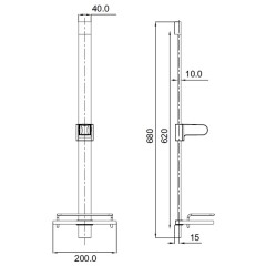 Душевая стойка Iddis S316101