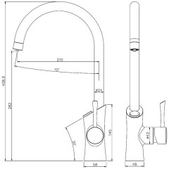 Смеситель для кухни Lemark Comfort LM3072C