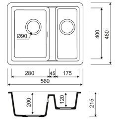 Мойка кухонная Iddis Tanto TU4P565i87