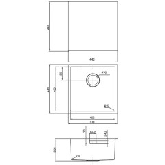 Мойка кухонная Iddis Edifice EDI44B0i77