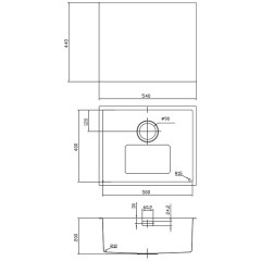 Мойка кухонная Iddis Edifice EDI54B0i77