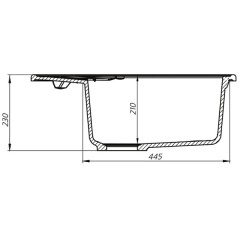 Мойка кухонная Iddis Kitchen G K08P621i87