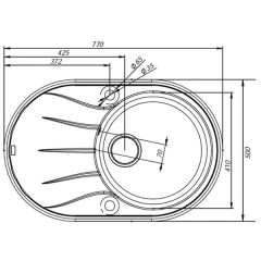 Мойка кухонная Iddis Kitchen G K11B771i87