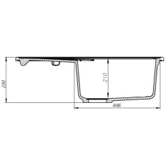 Мойка кухонная Iddis Kitchen G K11B771i87