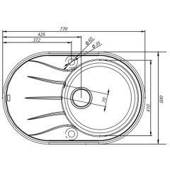 Мойка кухонная Iddis Kitchen G K13P771i87