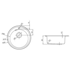 Мойка кухонная Iddis Suno SUN50P0i77