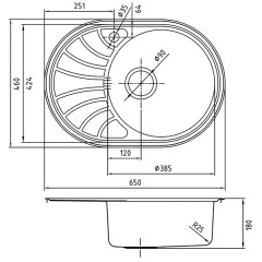 Мойка кухонная Iddis Suno SUN65SRi77