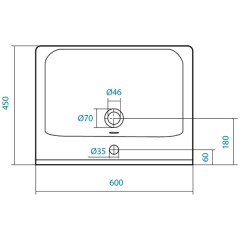 Тумба с раковиной Акватон Стоун 60 белый глянец 1A2314K1SX010