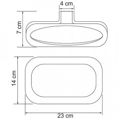 Полотенцедержатель-кольцо WasserKRAFT Kammel White K-8360WHITE