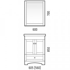 Комплект мебели Corozo Техас 60