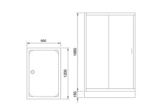 Душевой угол Royal Bath RB9120HP-C-CH