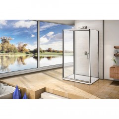 Душевая дверь GooDDooR Neo WTW-140-C-CH