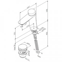 Смеситель для раковины Am.Pm Inspire V2.0 F50A82500