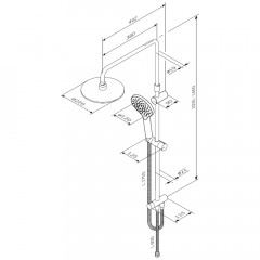 Душевой гарнитур Am.Pm Like F0780100