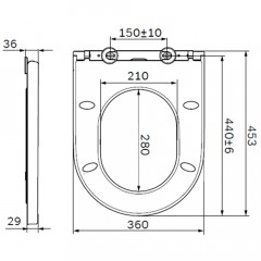 Крышка-сиденье для унитаза Am.Pm Spirit V2.0 C707858WH