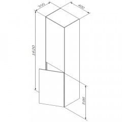 Пенал Am.Pm Inspire V2.0 40 графит M50ACHX0406GM