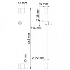 Душевая стойка WasserKRAFT Mindel A154